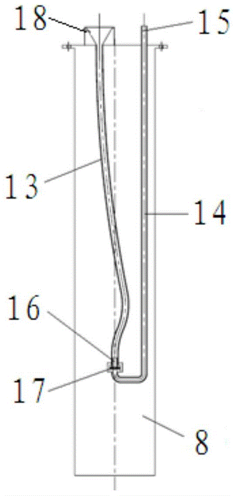 Radioactive source pneumatic conveying control detection device