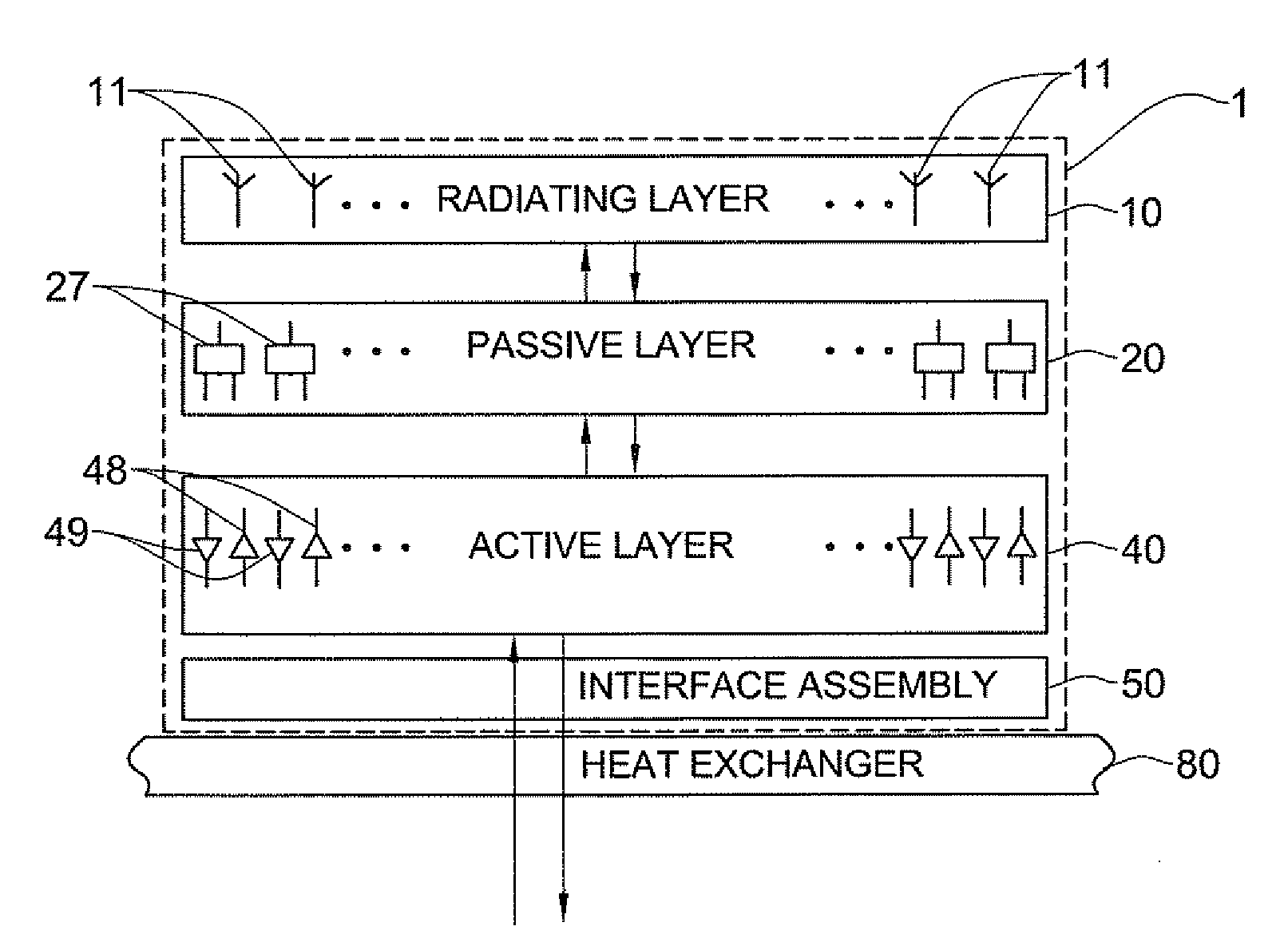 Phased array antenna and method for producing thereof