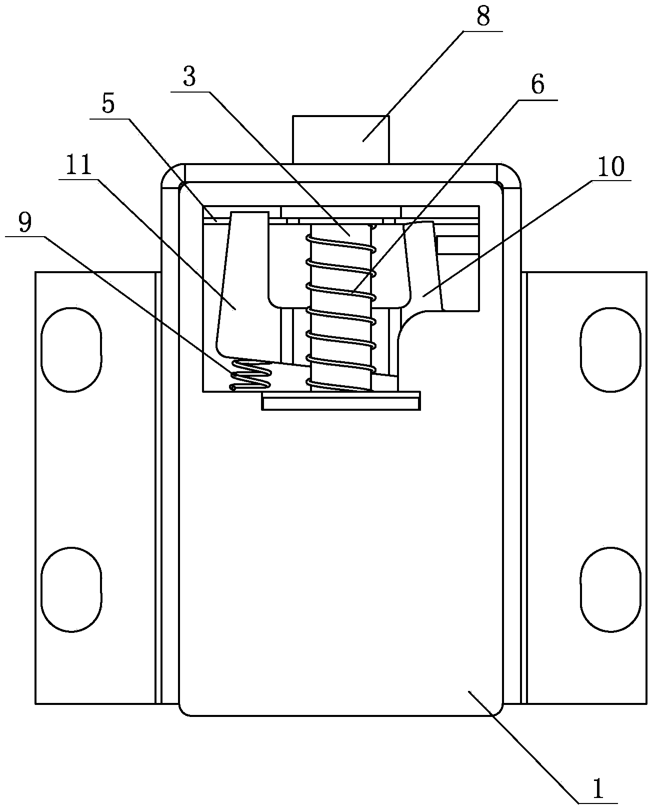 Electromagnet opening device for safe deposit box or safe box