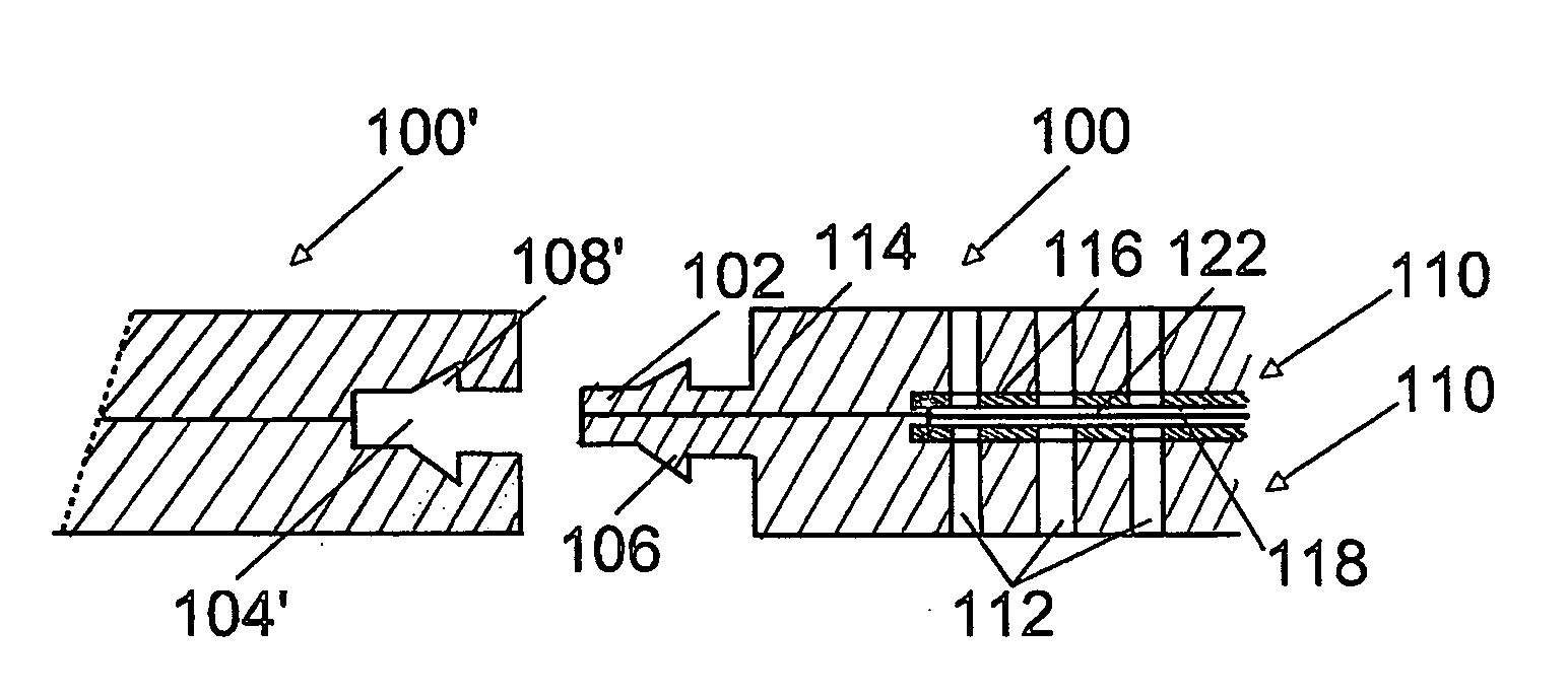 Electrostatic transducer, method for connecting the same and manufacturing method