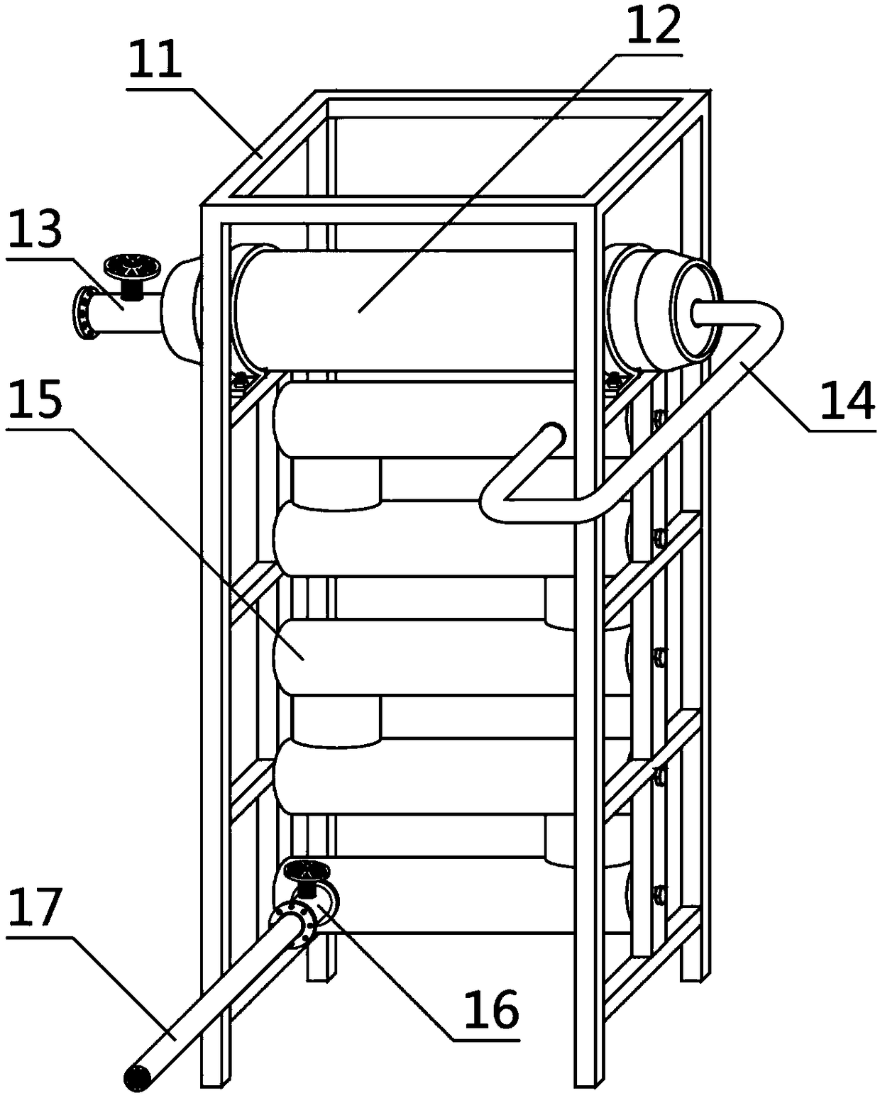 Skid-mounted heat exchanger circulating device