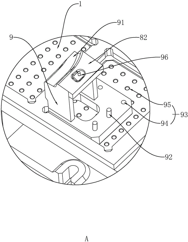 Side body forming mould for automobile