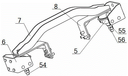 A beam type powertrain mount