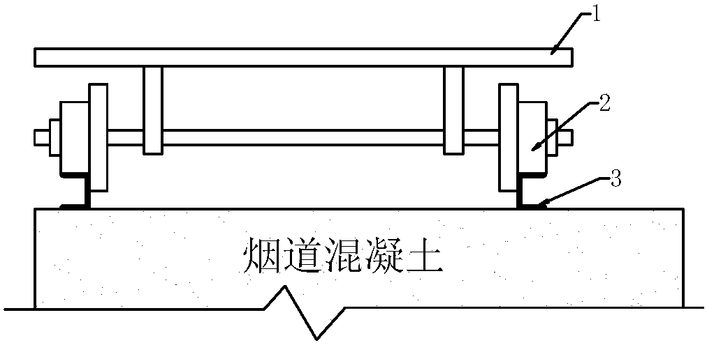 Installing method for oven protecting iron component for coke oven