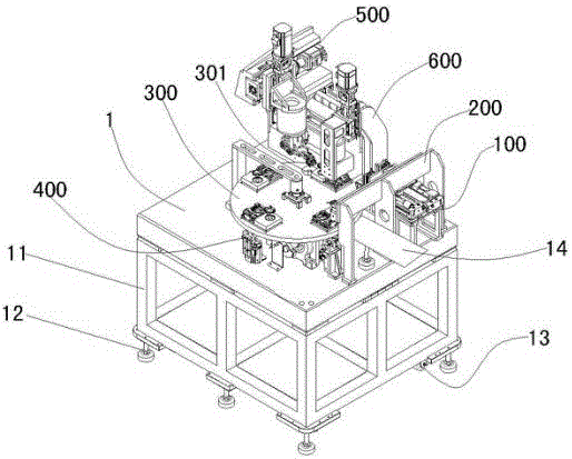 Rear shell positioning assembly device of watch and processing technology thereof