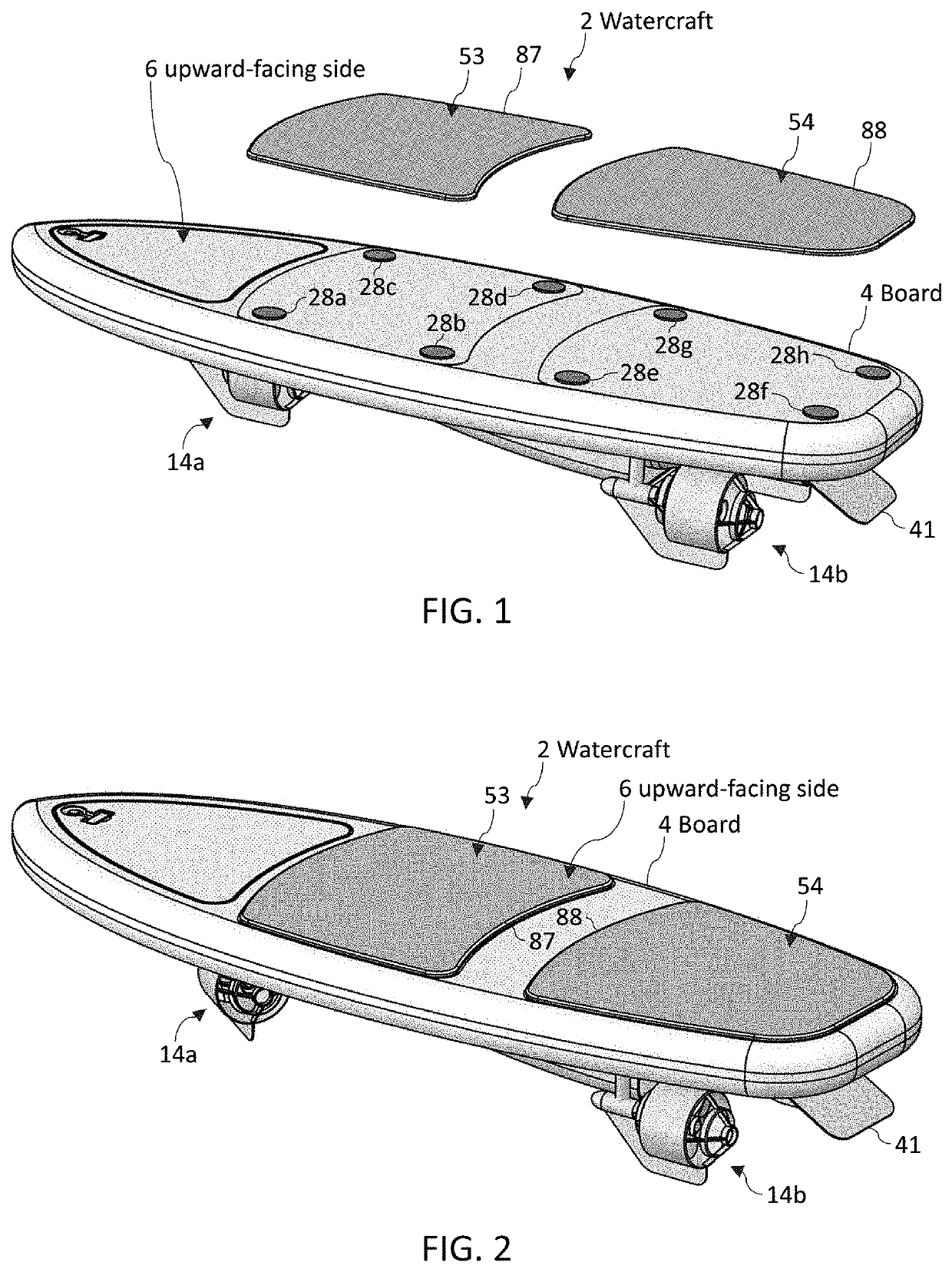 Self-balancing surfboard