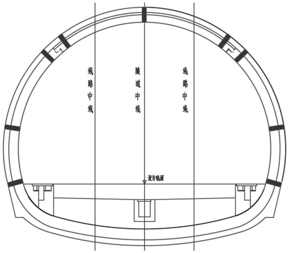 Assembly type lining monitoring and measuring component embedding arrangement method