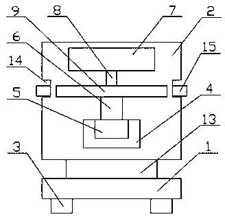 Linear rail-mounted fertilization device based on centrifugal action