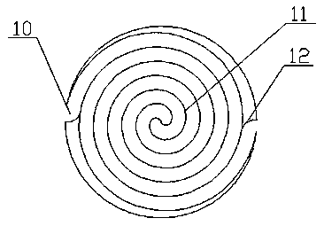 Linear rail-mounted fertilization device based on centrifugal action