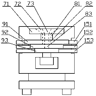 Linear rail-mounted fertilization device based on centrifugal action