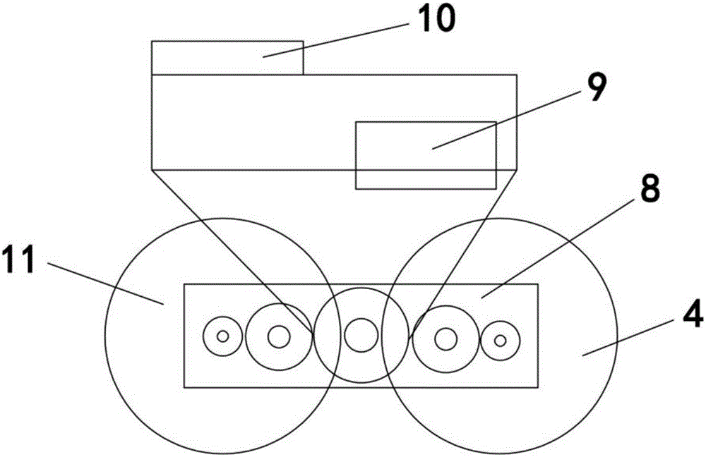 Planetary wheel type stair climbing device