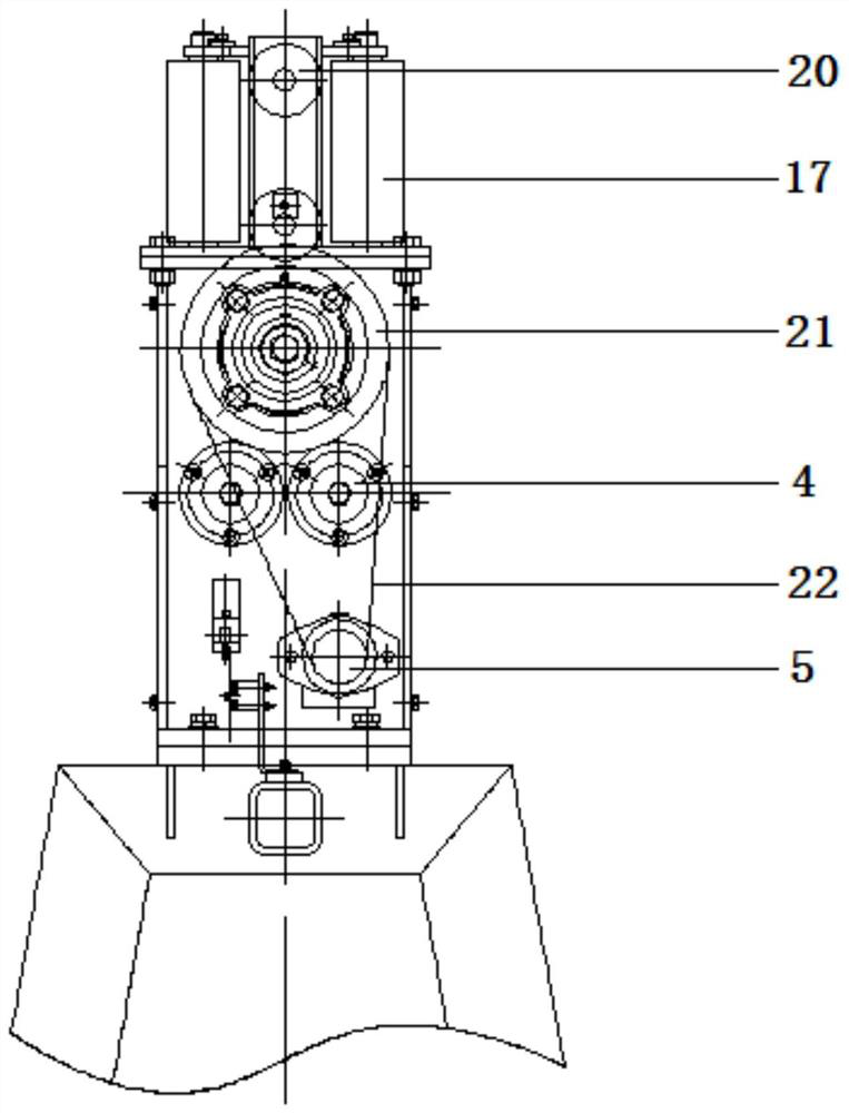 Long-distance traction guide rope automatic unwinding and winding device