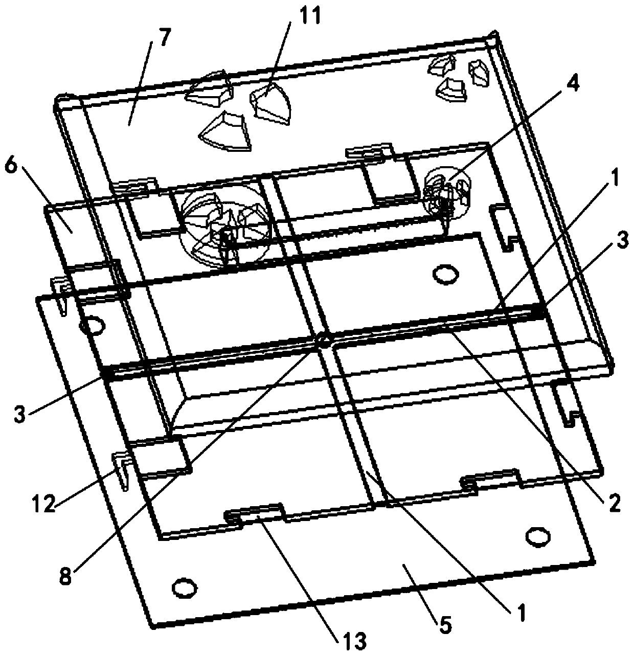 Floor integrated with lines