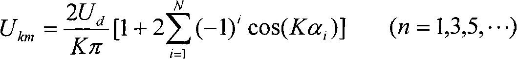 Optimizing PWM modulation method capable of restraining harmonic wave