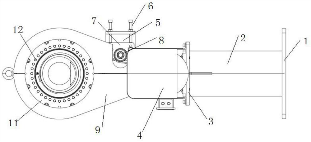 Synchronous twisting support device for cable production