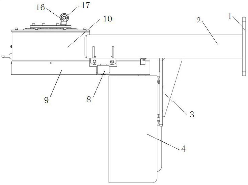 Synchronous twisting support device for cable production