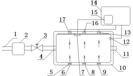 Infrared gas detection system suitable for oil-containing gas analysis of reservoir