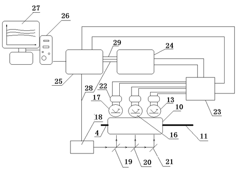 Infrared gas detection system suitable for oil-containing gas analysis of reservoir