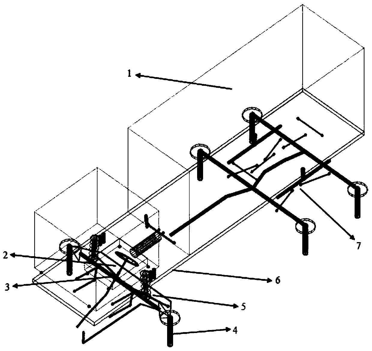 Method for predicting fatigue life of wide-body mining vehicle frame