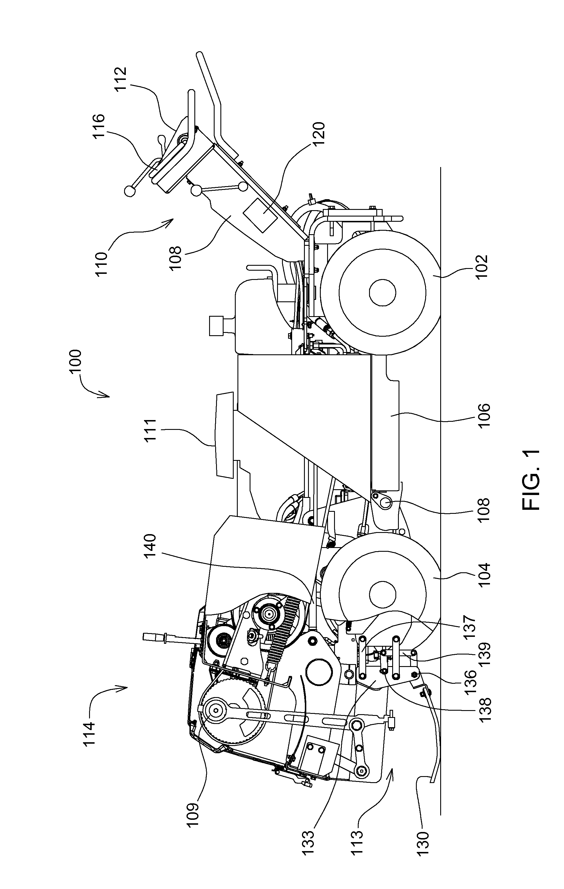 Aerator with active turf calibration of ground sensor