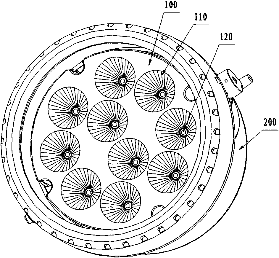 Multiple light source explosion-proof lamp