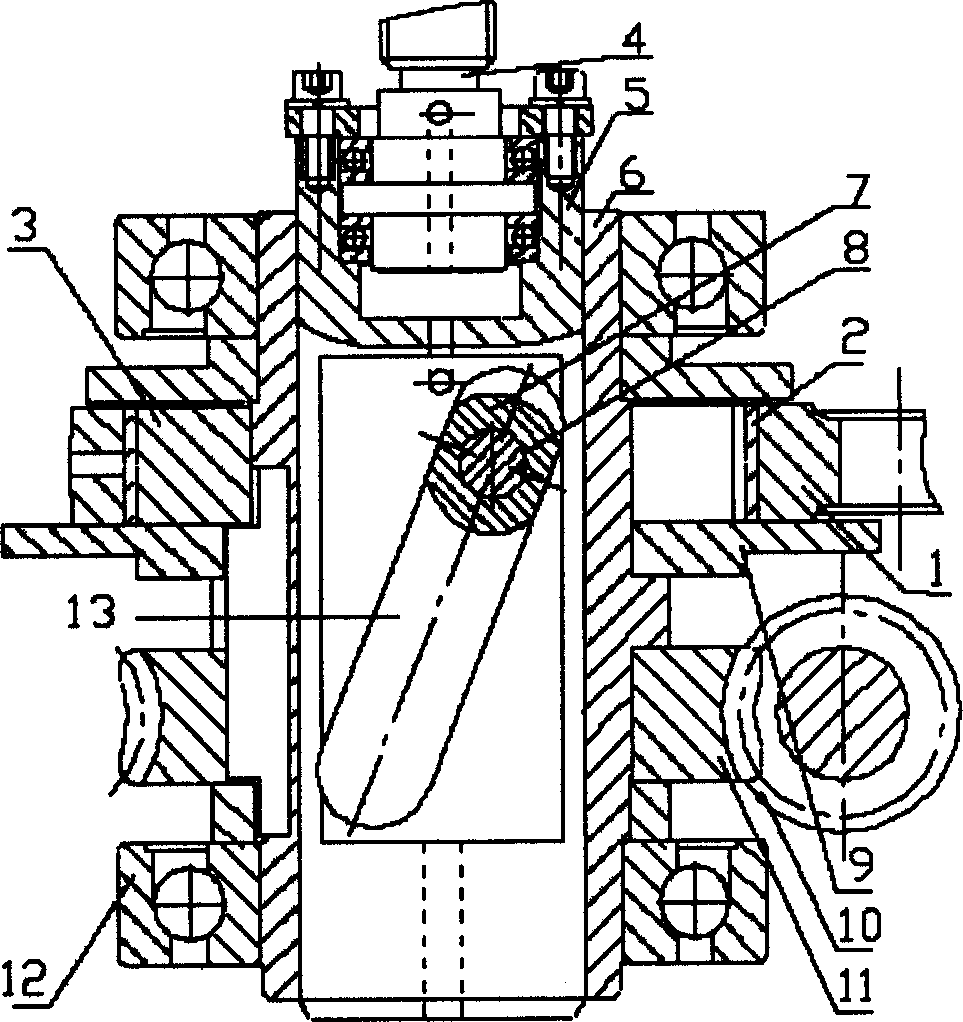 Stroke control mechanism of metering pump