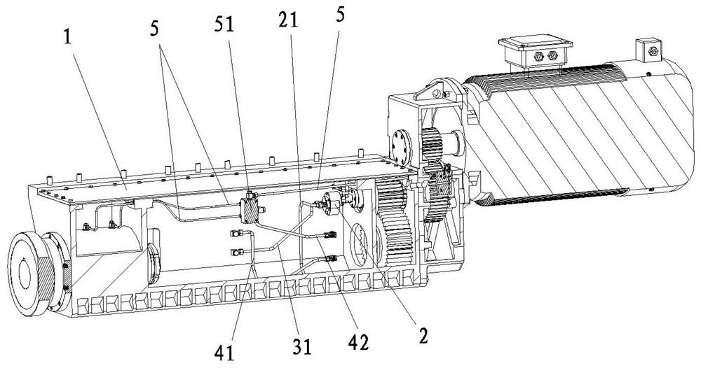 Self-circulation heat radiating type cutting machine