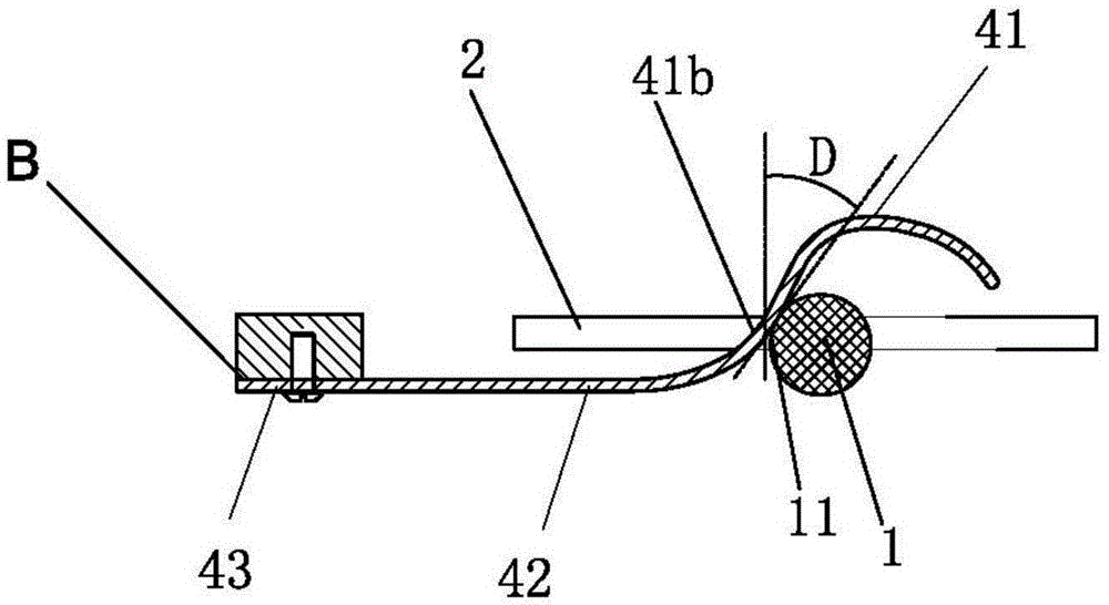 A hingeless rocker slider mechanism and a weft-connecting rapier for rapier looms
