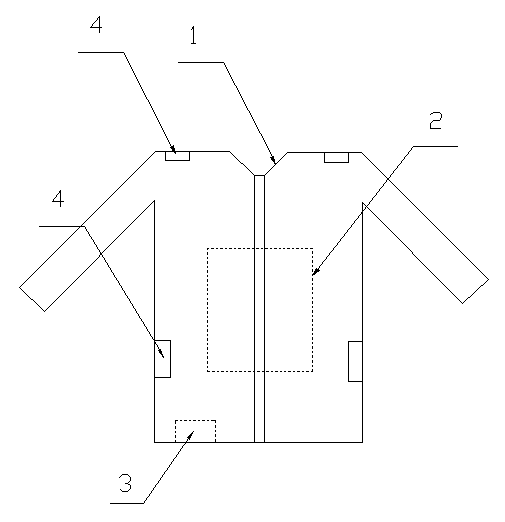 Winter thermal garment with heat-insulation and deodorization functions