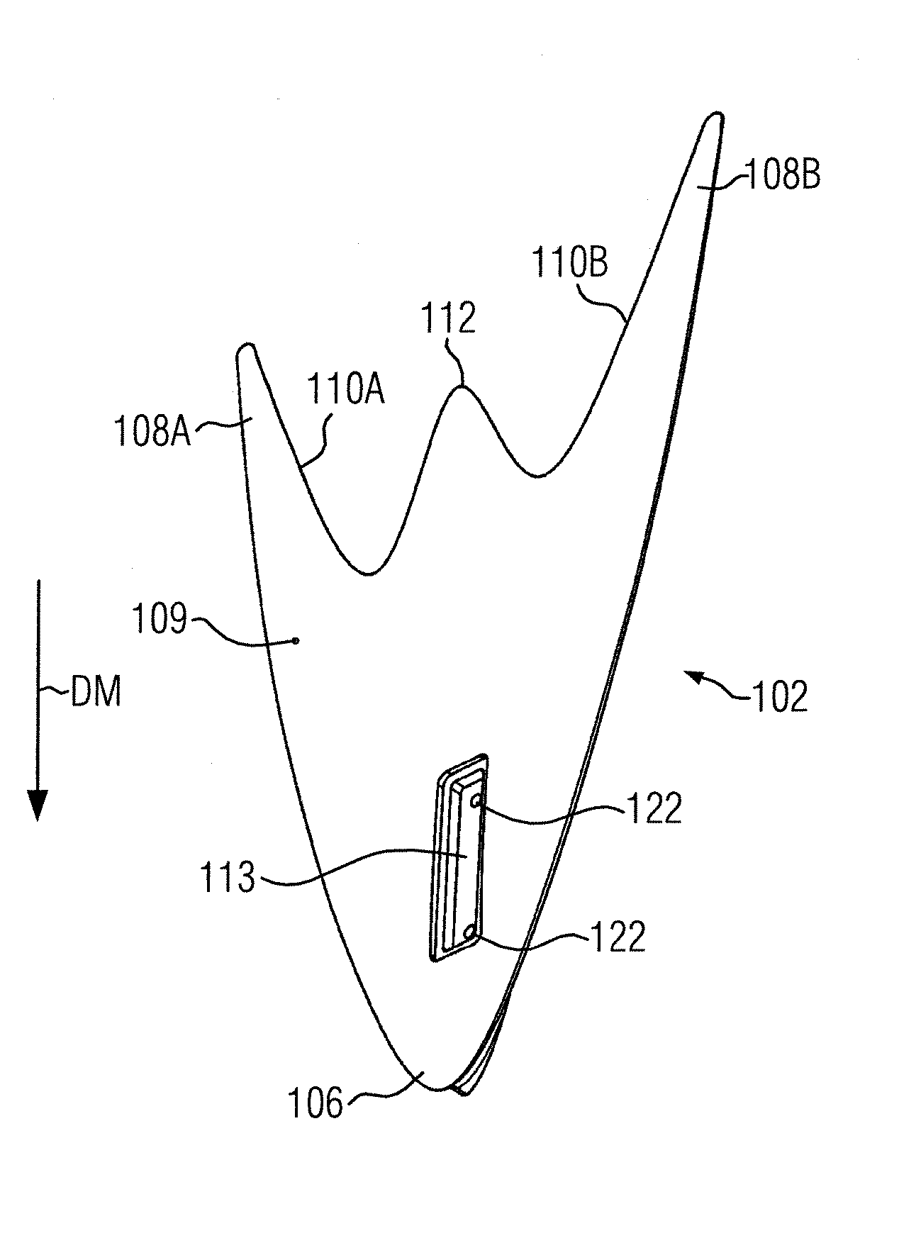 Mountable wing tip device for mounting on a rotor blade of a wind turbine arrangement