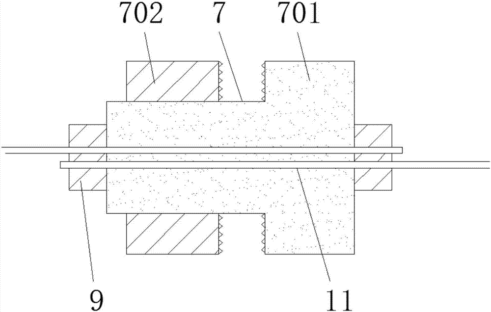 Polishing device for inner surface of steel pipe