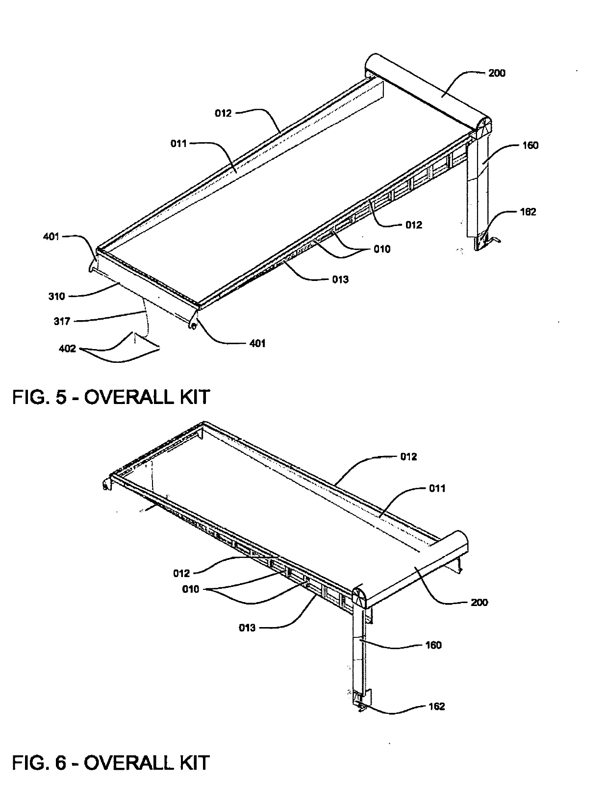 Retractable Fabric Cover for Rectangular Containers