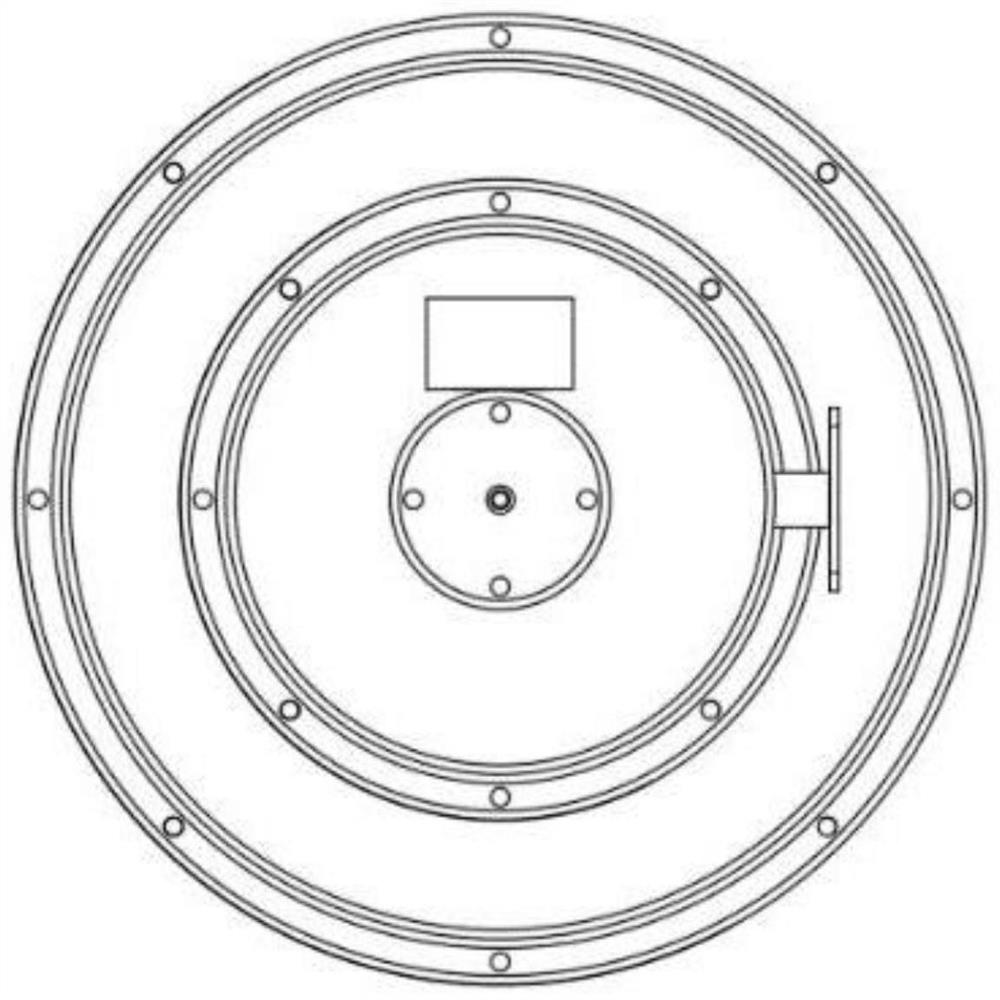 A single-motor double-degree-of-freedom variable-speed wheel airbag polishing device