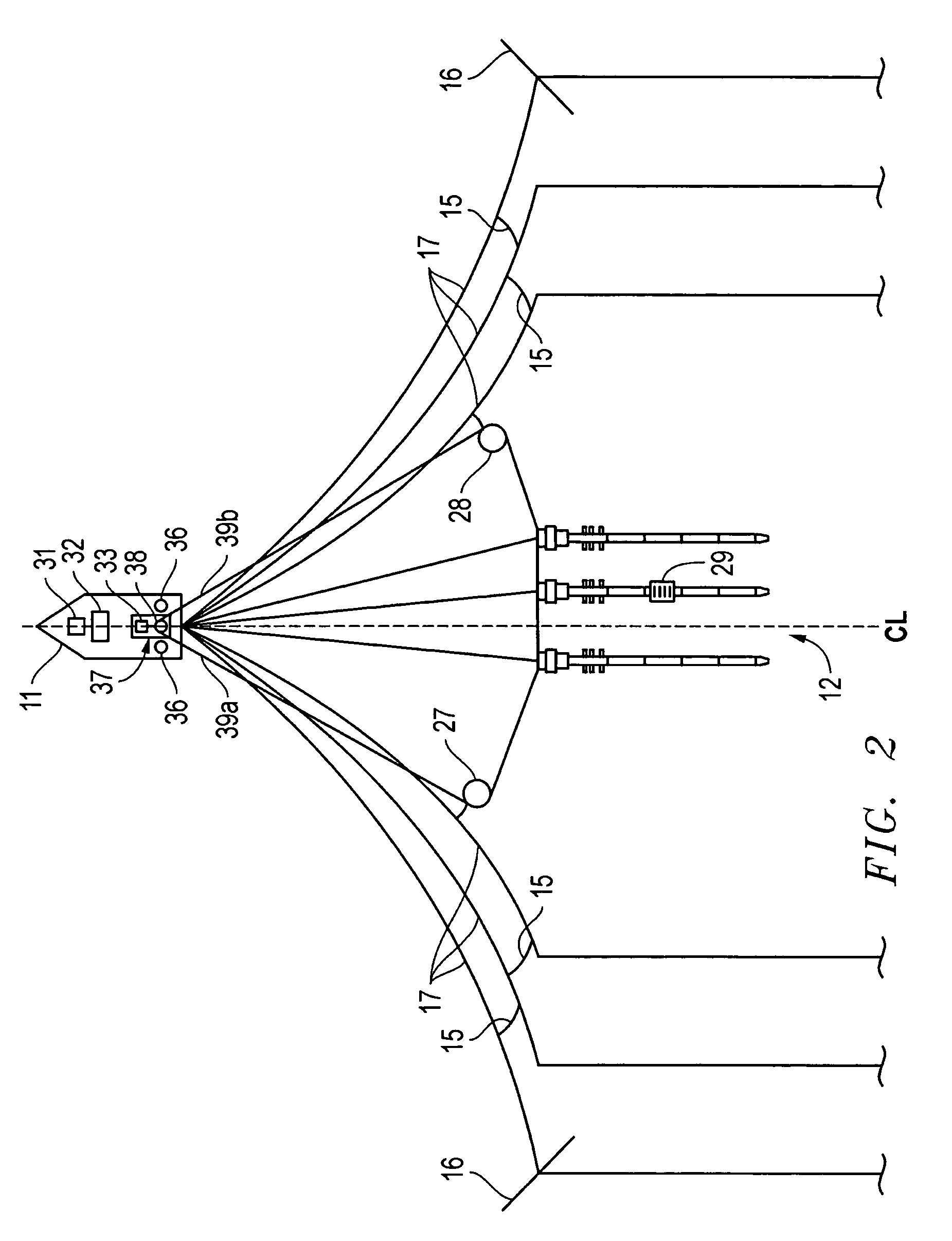 Active steering for marine sources