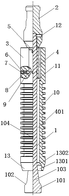 A plunger for gas well drainage