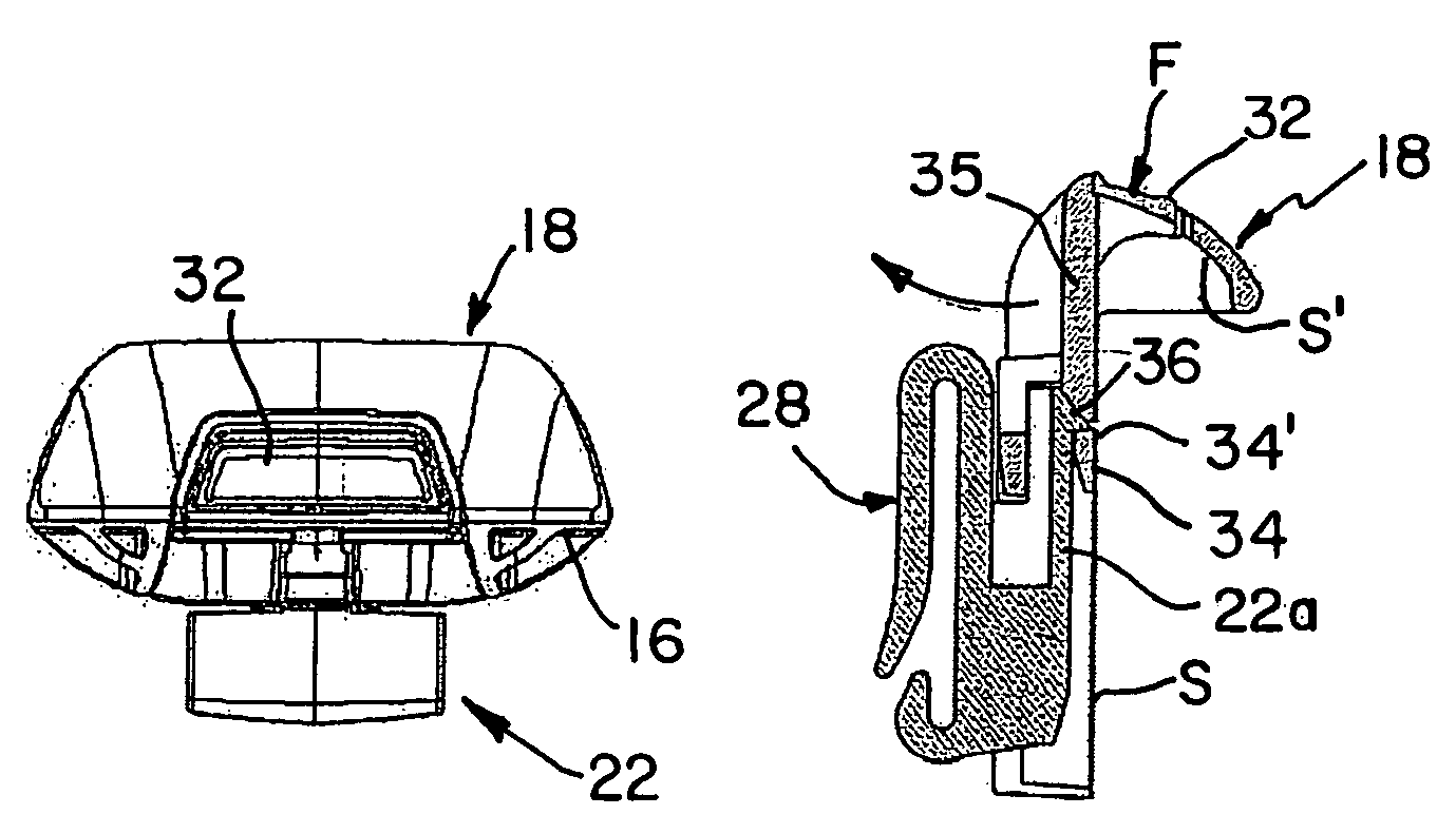 Retainer for detachably attaching an accessory to a utility belt