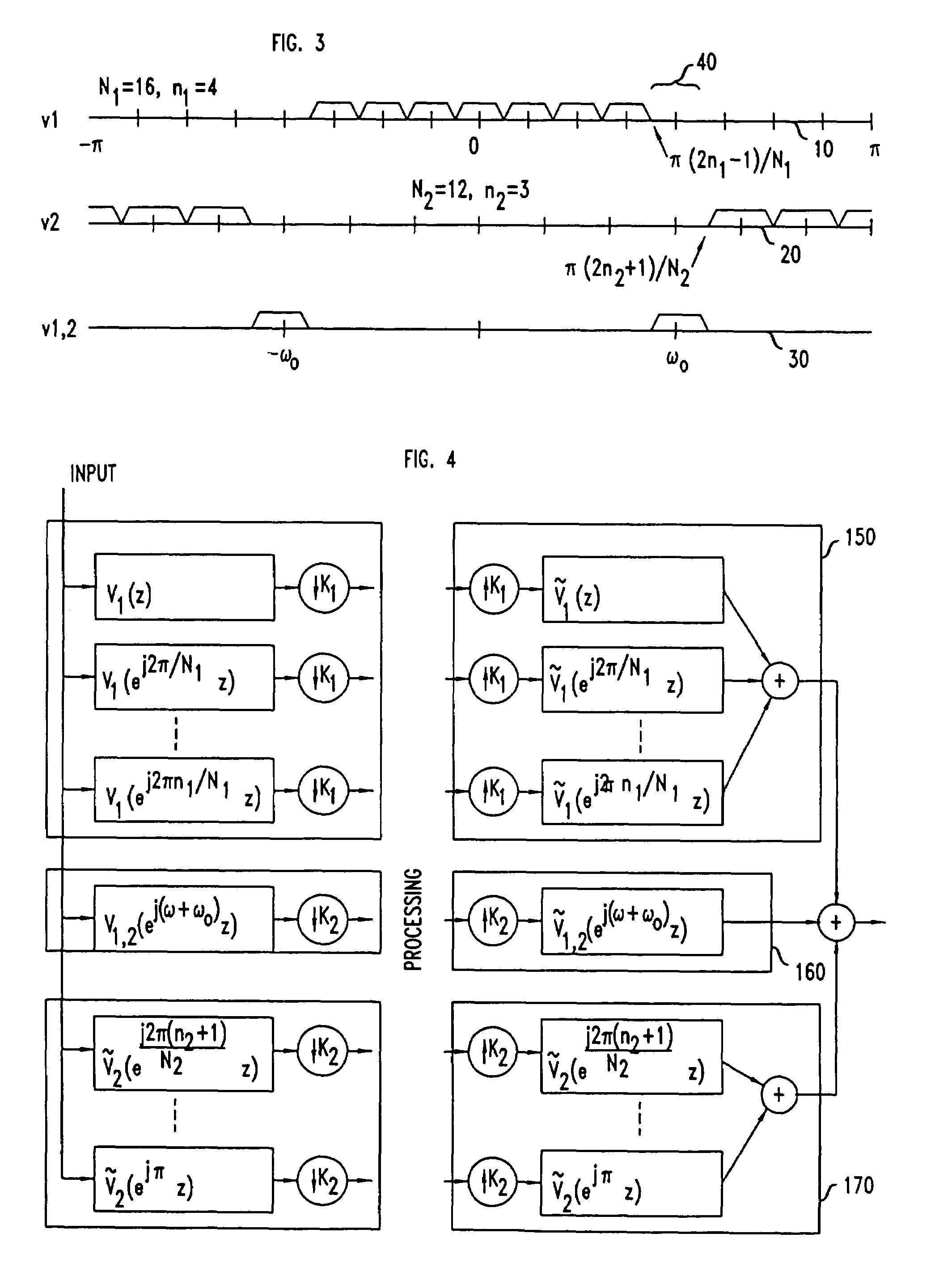 Nonuniform oversampled filter banks for audio signal processing