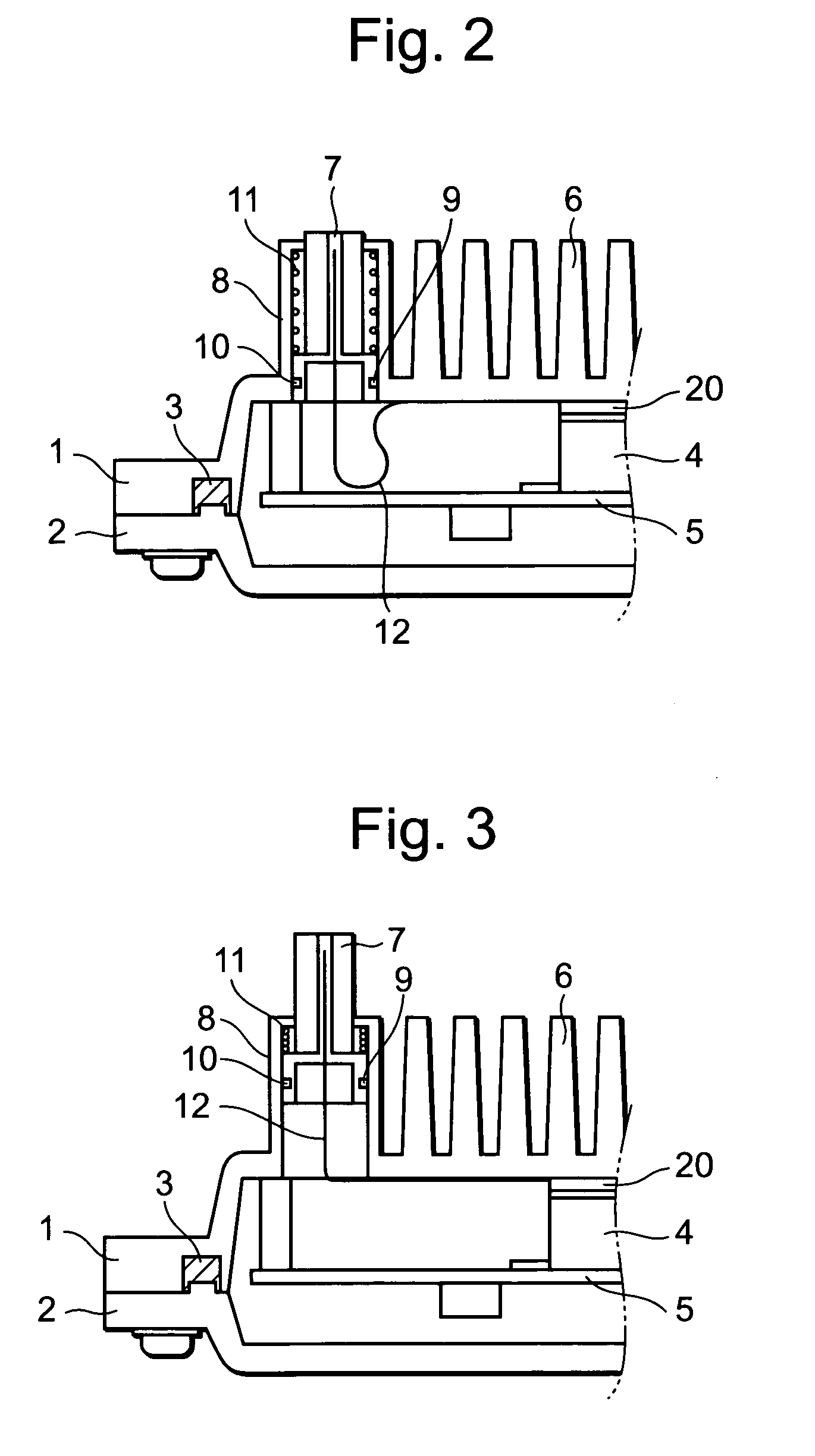 Housing structure of electronic device and heat radiation method therefor