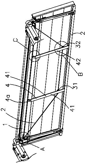 Self-locking pre-stress buffering device