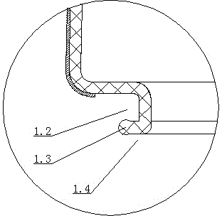 Method for assembling spout of heating explosion proof glass