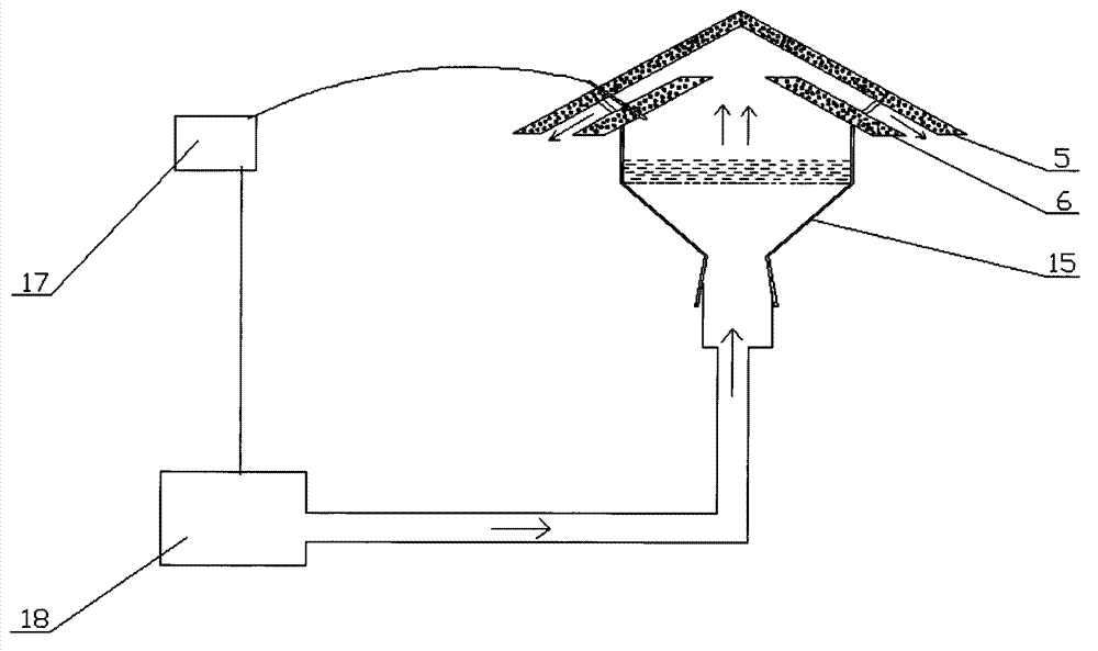 Alkali-reducing cover device of tea and use method thereof