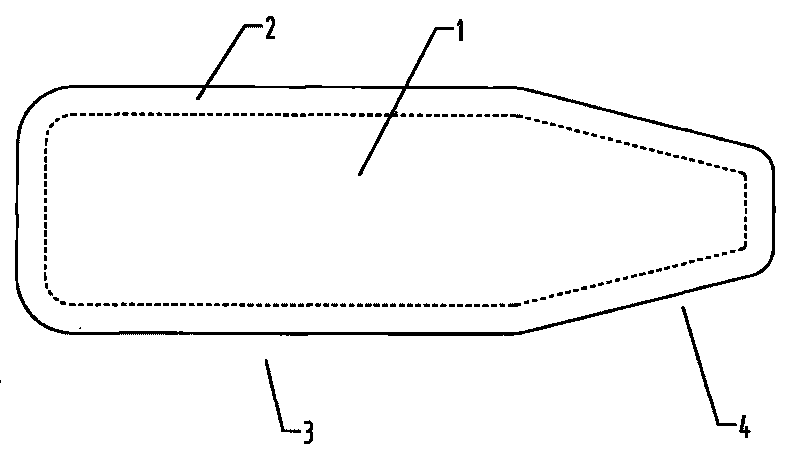 Freely deformable funnel and manufacturing method thereof