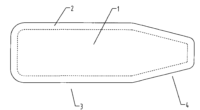 Freely deformable funnel and manufacturing method thereof