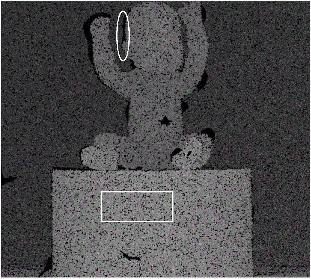 Improved image enhancement method based on block matching and recovery and combined trilateral steering filtering