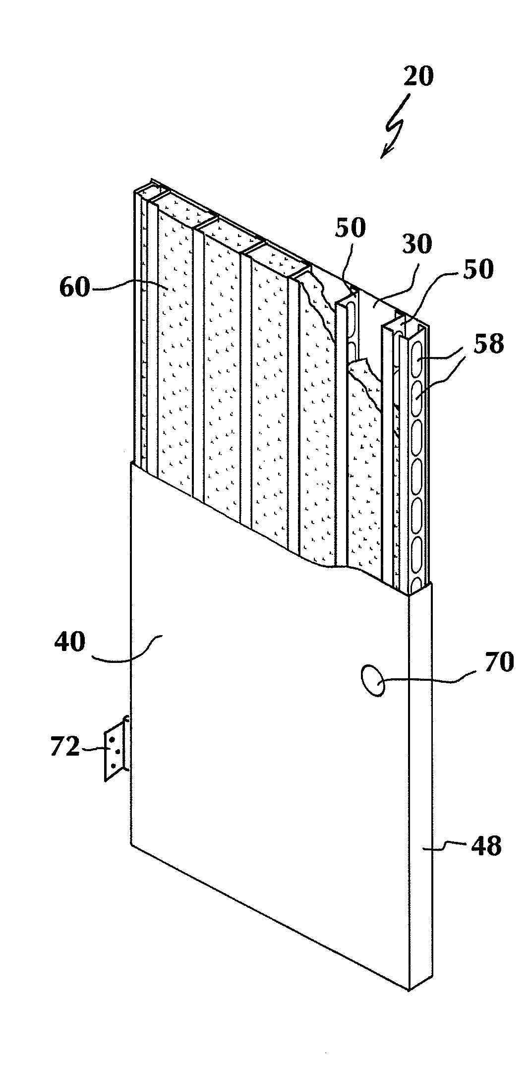 Insulated door and method of making same