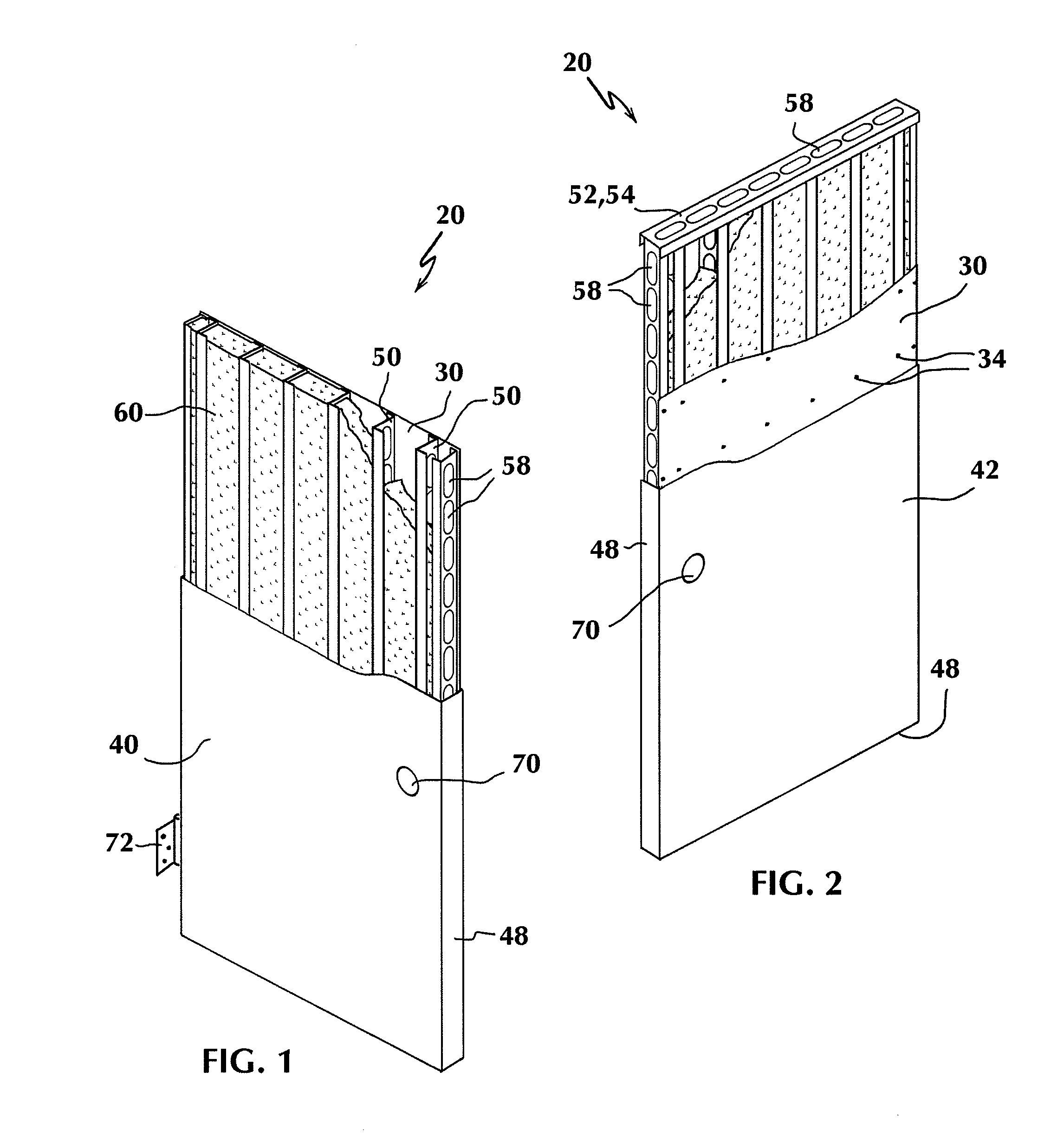 Insulated door and method of making same