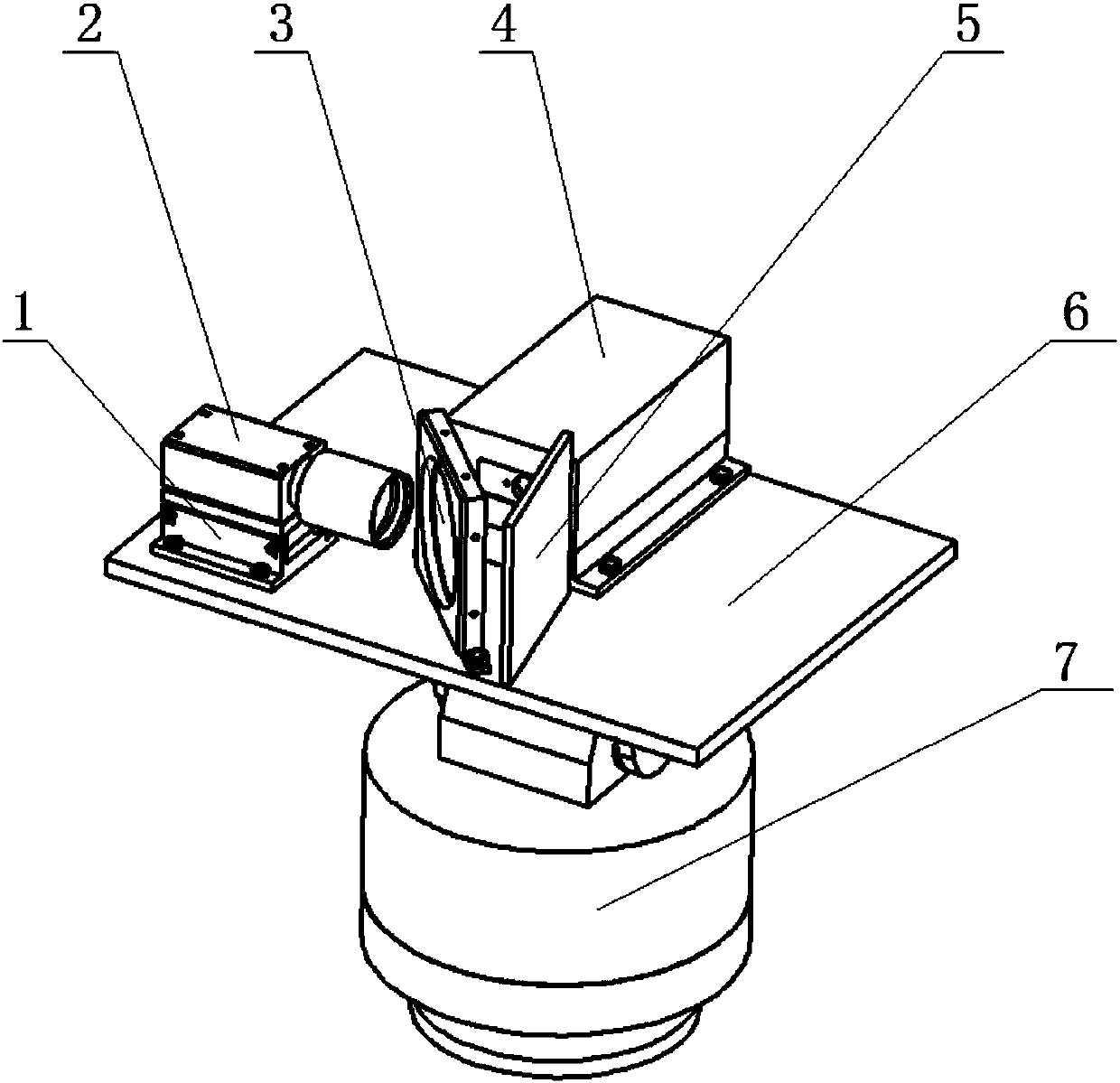 Vision guiding tunnel sign point coordinate laser measurement system and method