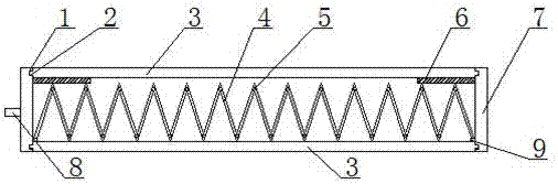 Filter element of automobile cabin filter