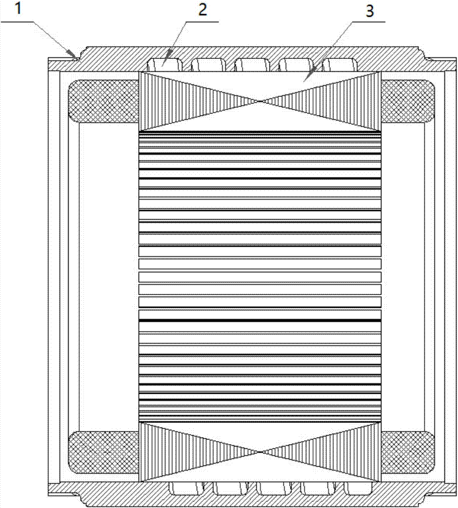 Motor and radiating structure thereof