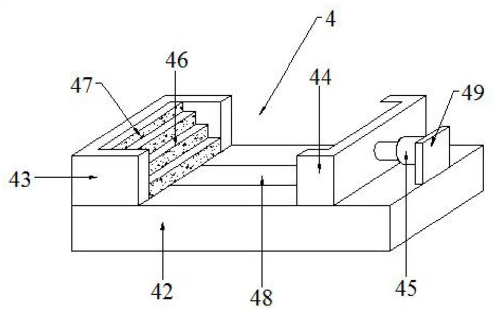 Polishing device for mechanical part machining